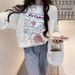 Cross-border 2024 Thickened Loose-fitting Hong Kong Style Thin Couple's Sweatshirt For Women, High-end Niche Student_ecoleips.com