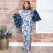 European And American Style Women's Fashion Print Dress Feather Patchwork Miyake Pleated 11003 Cross Border E Commerce Amazon_ecoleips.com