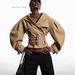 Women's Double-Breasted Belted Trench Jacket – Oversized Lapel Casual Coat (S-Xxl, Black/Khaki) Functional Minimalism_ecoleips.com