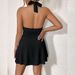 Voya 2026 Summer New Cross-Border Foreign Trade Women's Clothing European And American Fashion Cross-Neck Pure Desire Pleated_ecoleips.com