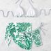 Women's Sexy Printed Bikini Set High Waist Two Piece Cover-Up Swimsuit Trendy Beach Hot Spring Outfit_ecoleips.com