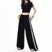 Voya 2026 Women's European American Sports Style Wide-Leg Casual Pants For Autumn And Winter,Color-Contrast Loose-fitting, Slimming Floor-length Pants_ecoleips.com