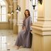 Verve Dubai Muslim Rope Embroidery Robe Dress Turkish Abaya Women's Clothing_ecoleips.com