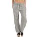 Women's Linen Cotton Blend Trousers Solid Color Casual Pants With Adjustable Waist Belt Comfort Fit Relaxed Wide Leg_ecoleips.com