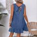 Women's Clothing Sleeveless Vest Dress Casual Tie Up Style Ruffled Spring Summer New Hot Selling_ecoleips.com