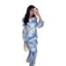 2025 Spring New Cross-Border Floral Design European And American Style Chiffon Printed Dress For Women_ecoleips.com