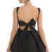 Elegant Bow-Tie Waist Belted Summer Sleeveless Dress For Women - Breathable Polyester Blend, Flattering Midi Length, Versatile Casual & Office Wear_ecoleips.com