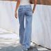 Cross-border European And American 2026 Spring/Summer New Loose Large-Pocket Jeans For Women, Vintage Frayed Hem_ecoleips.com