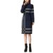 Women's Long Knit Sweater Dress – Cozy Oversized Tunic With High Neck & Side Slits_ecoleips.com