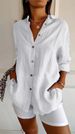 European And American Foreign Trade Bestseller: New Spring-summer Women's Clothing, Loose-fitting Button-up Shirt A_ecoleips.com