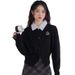 Women's Patchwork Embroidered Knit Cardigan Fashionable And Stylish Top for Spring/Autumn New Style 2026_ecoleips.com