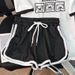 Women's Slim-Fit Sporty Shorts & Contrast Collar T-Shirt Set – Lightweight Summer Outfit With Breathable Fabric_ecoleips.com