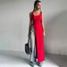 Cross-Border Women's 2025 Summer New Fashion Street Style Personality Slim Fit Split Strap Dress Wholesale_ecoleips.com