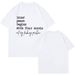 Cross-Border Independent Station Drake Letter Top Round Neck Short Sleeve Women's Pure Cotton T-Shirt You Are_ecoleips.com