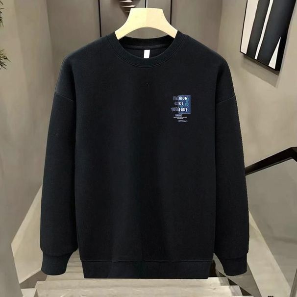 FW25 Matching Couple Cotton Crew Neck Sweatshirt - His & Hers_ecoleips.com
