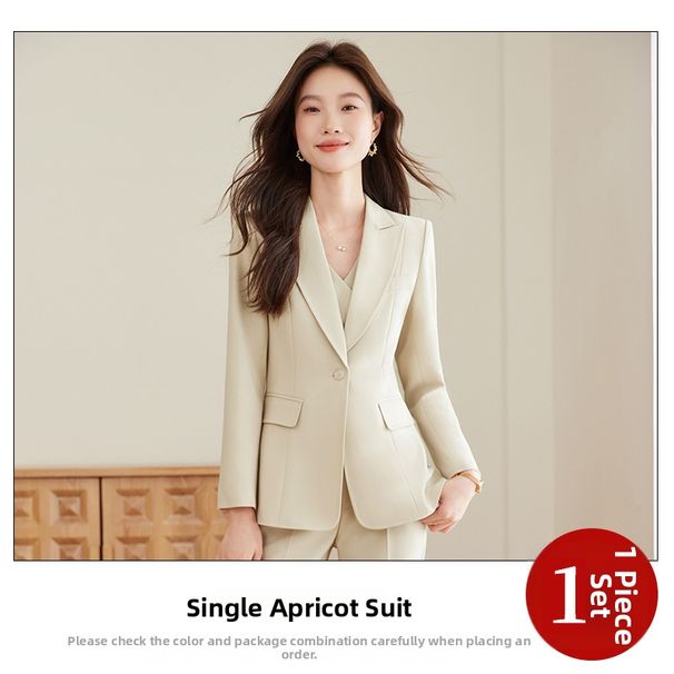 Sophisticated Pink Three Piece Suit Vest Set for Women Flattering Fair Skin Business Host/Beauty Industry Work Uniform Spring/Autumn Summer_ecoleips.com