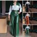 Women's Clothing Elegant Commuter Casual & Office Wear Long Sleeved Shirt With Belt And Wide Leg Leather Pants Two Piece Set_ecoleips.com
