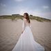 Women's Clothing Lightweight Wedding Dress Simple V Neck Lace Long Sleeve Style Bridal Gown Elegant Evening Niche Wedding Dress_ecoleips.com