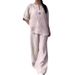 Women's Clothing Women's Solid Color Cotton Linen Casual Suit Pants Fashion Clothing For Formal & Casual For Women_ecoleips.com
