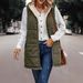 Women's Clothing Solid Color Hooded Cotton Jacket Reversible Slim Temperament Cardigan Jacket Top_ecoleips.com