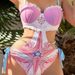 New 2025 Women's Mermaid Shell Swimsuit Sexy Princess Style Slimming Swimwear Foreign Trade Sensual Suspender Fit Vacation Wear_ecoleips.com