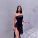 Women's Sexy Strapless Mesh Patchwork Dress See through Hot Girl Jellyfish Fringe Summer American European Style Clothing_ecoleips.com