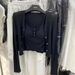 Women's Korean Style Slim Fit Long Sleeve Cardigan Camisole Two Piece Casual Set Autumn New Thin_ecoleips.com