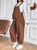 K Maternity Pants With Adjustable Waist And Fashionable Loose Shoulder Straps_ecoleips.com