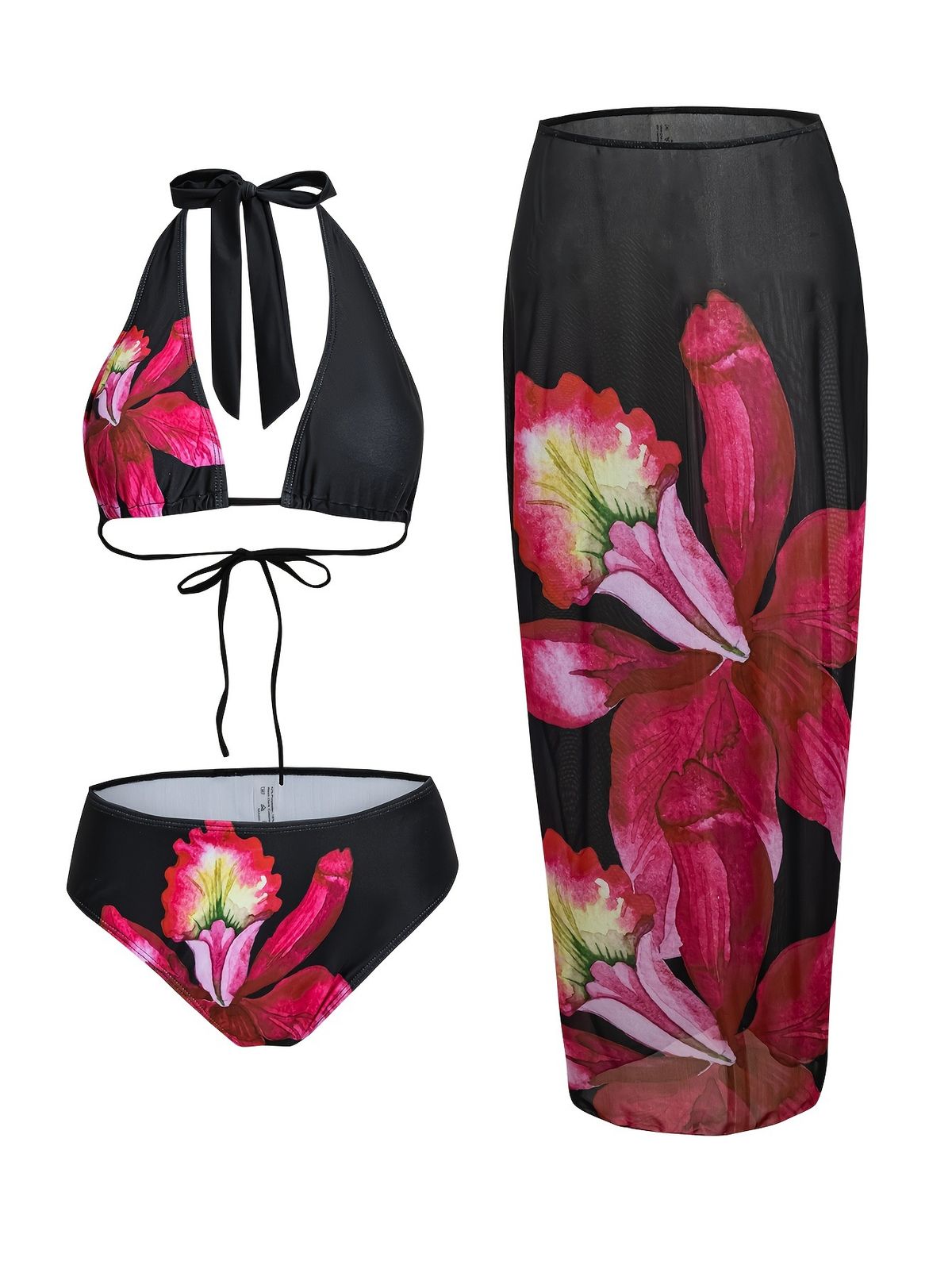 Women's Clothing Women's One Piece Swimsuit With Tulle Skirt Sexy Bikini Two Piece Style For Beach Vacation Fashion_ecoleips.com