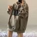 Women's Clothing Autumn And Winter New Korean Version Student Printed Hooded Loose Jacket Tops For Women_ecoleips.com