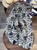 Hot Sale Women Summer New Chinese Style Retro Printed Pants Loose Fit Elastic Waist Casual Long Trousers Floral Wide Legs Pant_ecoleips.com