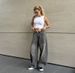 Cross-border American High Street Style Loose Wide-leg Denim Pants For Women, New Summer Design With Washed And_ecoleips.com