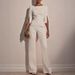 Women's Clothing Solid Color Beaded Decorated Slim Jumpsuit_ecoleips.com