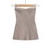 Aria Basics Aria Basics FS545-25 Early Spring New European And American INS Blogger Style Pure Desire High Elastic Slim Fit Knitted Tube Top_ecoleips.com