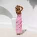 Women's Clothing Fashion Sexy Solid Color Pullover Sleeveless Lace Up Halter Neck Backless Dress Long Dress Female_ecoleips.com