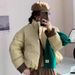 girl 2025 New Short Down Jacket For Women Winter Warm Hooded Windproof Petite Loose Thick Fashionable Cotton Coat_ecoleips.com
