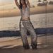 Effortless Americana Style Leopard Print High Waist Straight Leg Jeans 2K High Street Style Women's Clothing Autumn New Fashion_ecoleips.com