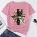 Summer European And American Cross-border Foreign Trade Wholesale T-shirts, Round-neck Casual Plus-size Loose_ecoleips.com