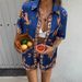 Women's 3D Print Short Sleeve Shirt & Shorts Set Breathable Polyester Casual & Office Wear(Multiple Colors) | Trendy Two-Piece Outfit For Summer_ecoleips.com