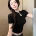 Cross-border Factory European And American Style Women's Summer Short-sleeve T-shirt, Cheongsam, New Chinese-style Top,_ecoleips.com