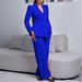 Women's Clothing Women's New Fashion Temperament Elegant Ruffled Long Sleeved Top Wide Leg Pants_ecoleips.com