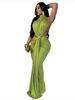 K Women's Dress Solid Color Sexy Side Split Sleeveless Fashion Dress_ecoleips.com