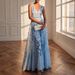 Women's Evening Gown Elegant Digital Print Sleeveless Long Dress For Prom Occasion_ecoleips.com