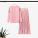 ZANZEA Muslim Womens Modest Skirt Suits Hijabs Long Sleeve Color-Block Blouse & Pleated Maxi Skirt 2 Pieces Sets Ramadan Outfits_ecoleips.com