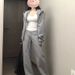 Spring Sports Suit For Women, Korean Style, Slimming, Loose-fitting Cardigan Sweatshirt And High-waisted Casual Pants_ecoleips.com