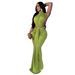 Verve K10772 Women's Sexy Split Sleeveless Fashion Gown Dress Plus Size_ecoleips.com