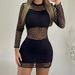 Women's Long Sleeved round Neck Dress Trendy Summer Rock Style Street Fashion Dress in Stock_ecoleips.com