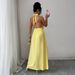 Women's Clothing Elegant French Style Women's Halter Neck Dress European American Style Spring Summer For Formal & Casual_ecoleips.com