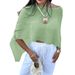 DiYun European And American Casual Vacation Versatile Semi-sheer Shawl Top Knitted Women's Clothing 2026 Summer_ecoleips.com