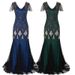 Women's Clothing Inspired Sequin Flapper Dress – Vintage Retro Evening Gown For Women, Plus Size Wedding & Party Dress_ecoleips.com